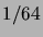$1/64$